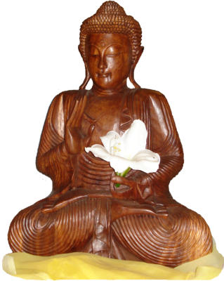 Buddha im Eingangsbereich unseres Yogacenters